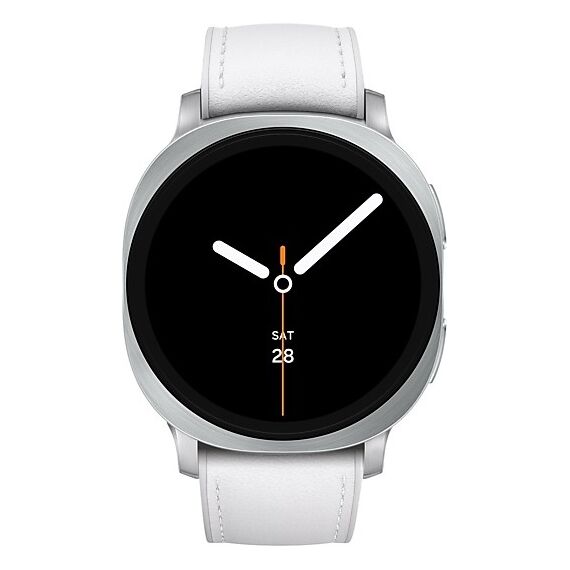 Galaxy Watch8 | 44 мм | Silver | Hybrid/White | S/M/L, Размер: 44 мм, Цвет: Silver, Тип ремешка: Hybrid, Цвет ремешка: White, Размер ремешка: S/M/L, Подключение часов: Bluetooth / Wi-Fi, изображение 2